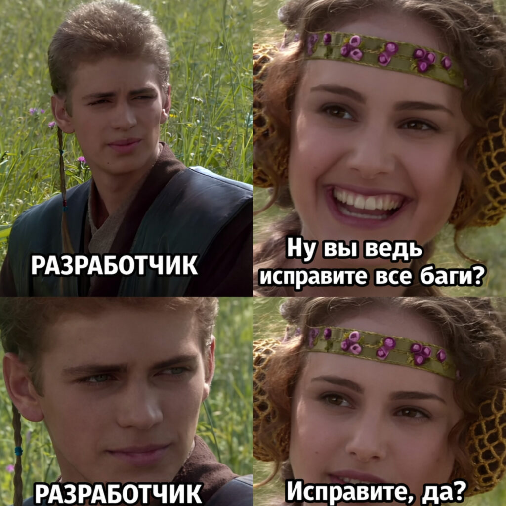 мем про баги