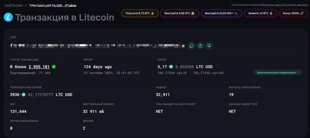 блокчейн эксплорер