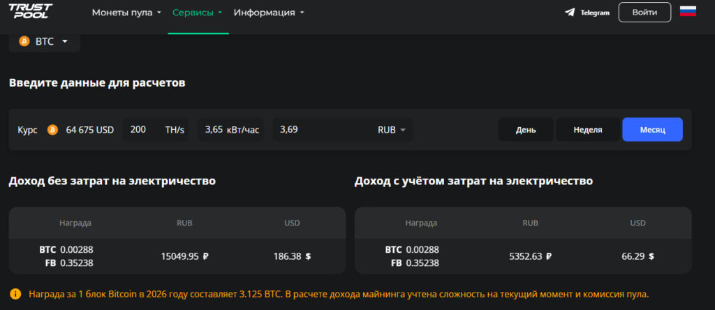 Расчёт доходности Antminer S21 200 TH/s при тарифе 3,69 рубля за кВт·ч